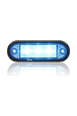 Sanel 12v Basamak Aydınlatma Lambası Mavi 6 Ledli 85 30 Mm