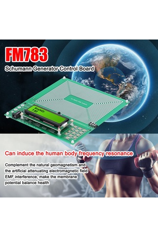 E25075 Ayarlanabilir 0.001hz-200khz 7.83hz Schumann Rezonans