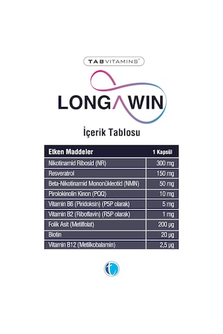 Tabvıtamıns Longawın 30 Kap.