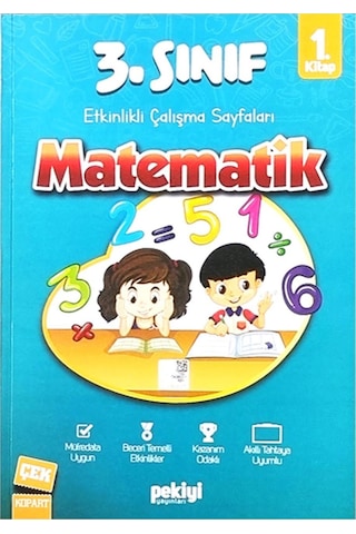 3.sınıf Soru Bankası Seti 5 Kitap Etkinlikli Çalışma Seti Matematik Türkçe Hayat Bilgisi