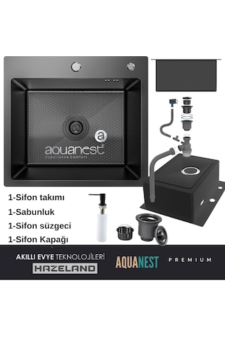 Hazeland Aquanest Urban Mutfak Evyesi 60 45 Antrasit