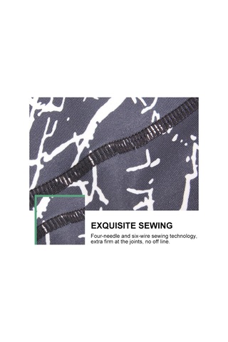 Paıyıge Kadın Baskılı Taş S Hk09 Yoga Pantolon Gri