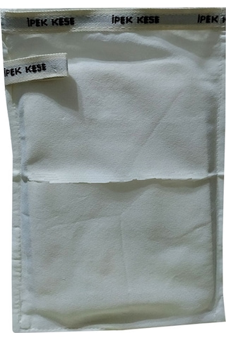 Micro Peel İpek Hassas Cilt İçin Banyo Kesesi 16 x 25 CM Beyaz