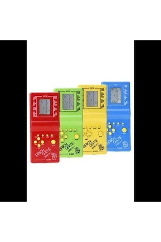 Tetris Retro 90lar Klasik Oyun Konsolu Pilli Taşınabilir Şık Tetris Nostaljik El Atarisi
