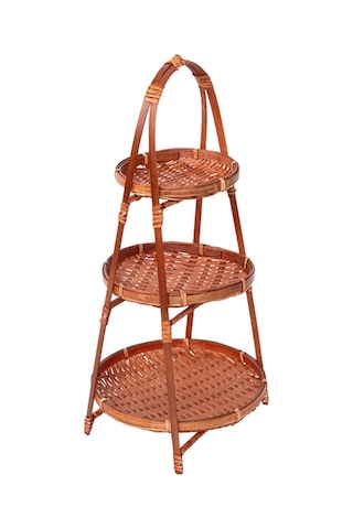 Suntek Bambu Dokuma Meyve Sepeti Dekor Bambu Depolama Sepeti Diğer