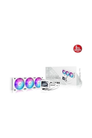 Asus 360mm Rog Ryujın Iıı 360 Argb Extreme Whıte Am5-1851p Sıvı Soğutmalı İşlemci Fanı Beyaz