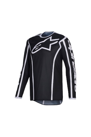 Alpinestars Fluid Apex Off-road Motosiklet Jerseyi Siyah Gri