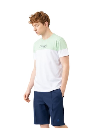 United Colors Of Benetton Erkek Tshirt Bnt-m21162 Beyaz