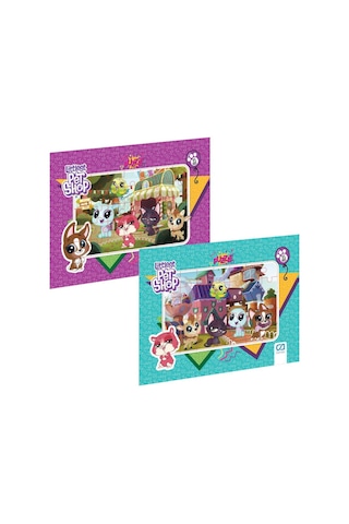 LITTLEST PET SHOP FRAME PUZZLE 35 PARÇA 2'Lİ PUZZLE SETİ
