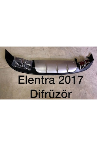 Hyundai Elantra Arka Difüzör Çift Çıkış Egzoz 2017