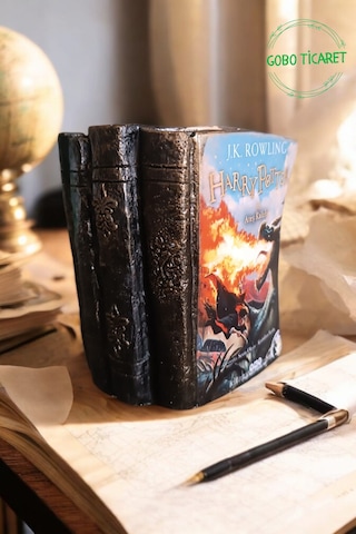 Harry Potter Ve Ateş Kadehi Kitabı Şeklindeki Kalemlik 10 X 8 Cm