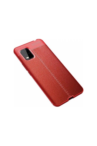 Xiaomi Mi 10 Lite Kılıf Zore Niss Deri Desenli Silikon Kılıf
