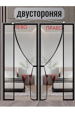 Klim Manyetik Sivrisineklere Karşı Kapı Sinekliği Sineklik Perde 338656998