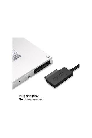 Usb 2.0 To 7+6 13 Pin Sata Laptop Cd/dvd Harici Bağlantı Kablo...