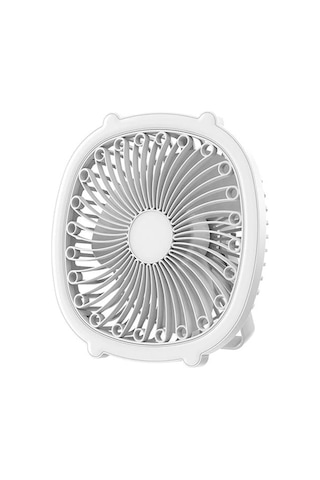 Pm-21882 Usb Şarjlı Masaüstü 2 Tip Led Işık - 3 Kademe Fan Vantilatör Renkli
