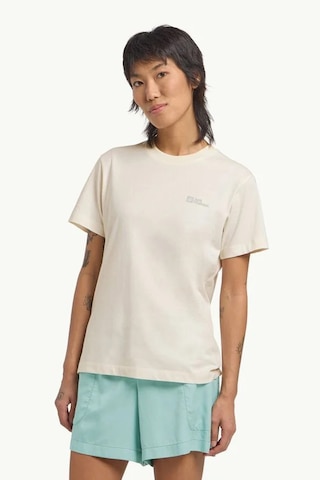 Jack Wolfskin Essentıal T W Beyaz Kadın Kısa Kol T-shirt Beyaz