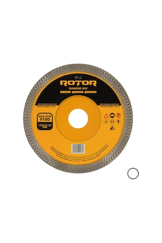 Ultra İnce Seramik Kesme Diski Rotor 125 22,23