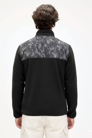 Bad Bear Erkek Polar Too Much Half Zıp 25.02.12.031 Siyah