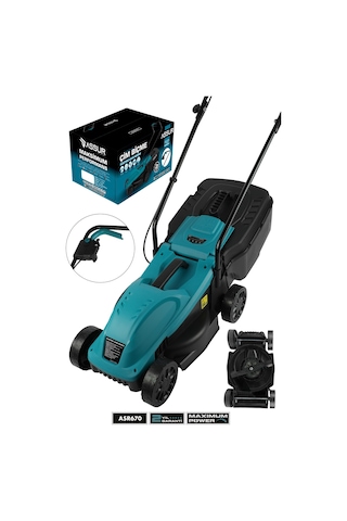 Assur 3105 1200W 30 L Toplama Torbalı Elektrikli Çim Biçme Makinesi