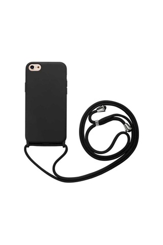 Apple Uyumlu iPhone 7 Kılıf Zore Ropi Kapak Siyah