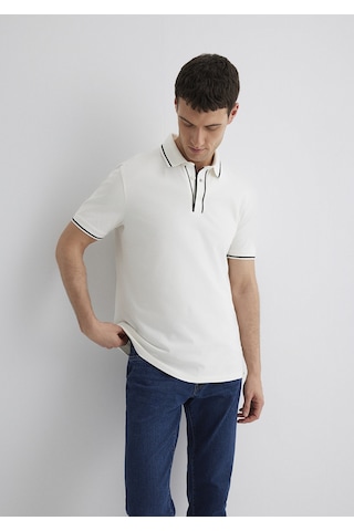 Mavi Regular Beyaz Erkek Polo Yaka T-shirt M0612648-70057 Beyaz