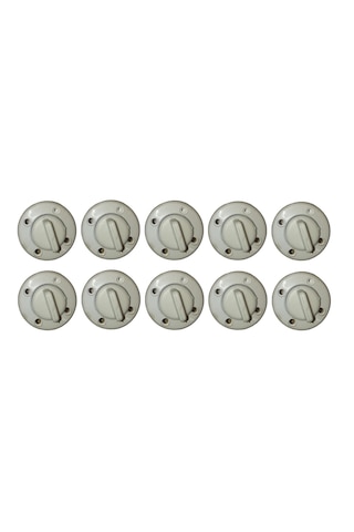10 Adet Plastik Miçoz. Contalı. 1/2". Dış:25mm - İç:19mm