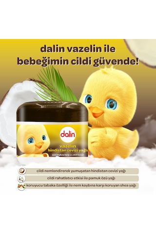 Dalin Vazelin 100ml Hindistan Cevizi Yağlı