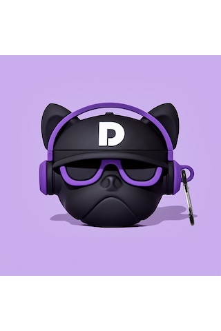 E2M Airpods Pro Uyumlu Kılıf Star Bulldog Mor