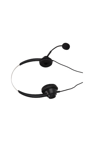 Xindoker H360d-pc İkili Kulaklı Müşteri Hizmeti Kulaklığı, Gürültü Engelleme Mikrofonlu, 3 Bölümlü Çift 3.5mm Plug, Sabit Telefon/voıp Uyumlu, Siyah