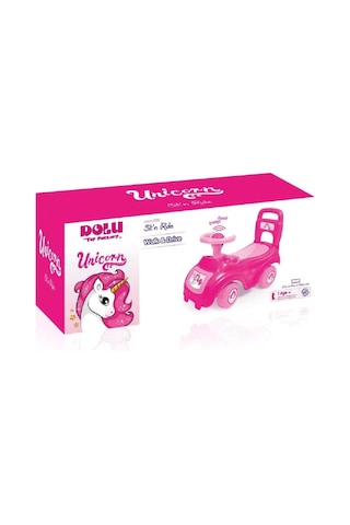 Dolu Unicorn Bingit Araba Pembe