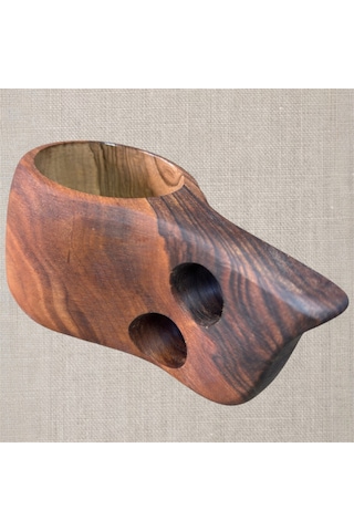 Ahşap Ceviz Ağacı Kuksa 16x8x7 Cm.