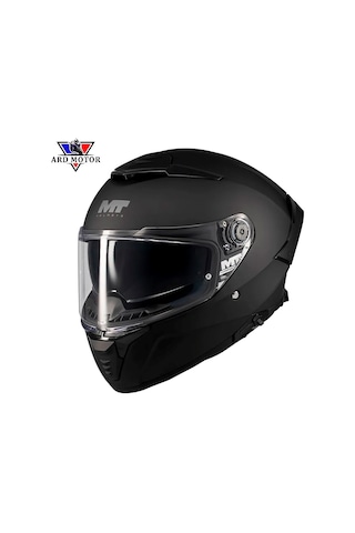 Mt Helmets Thunder 4 Sv Pure A1 Mat Siyah Kapalı Kask