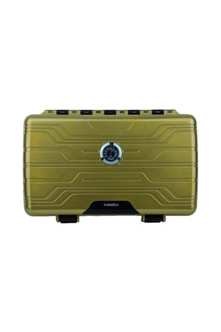 Seyahat Tipi Gold-siyah Humidor Puro Kutusu - Tr2214