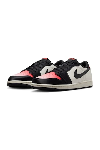 Nike Air Jordan 1 Retro Low Og Psg Leather Unisex Sneaker Hakiki Deri Unisex Günlük Spor Ayakkabı Siyah Beyaz SİYAH-BEYAZ