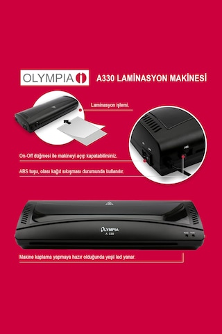 Olympia A330S 4 In 1 A3 Set Laminasyon Makinesi