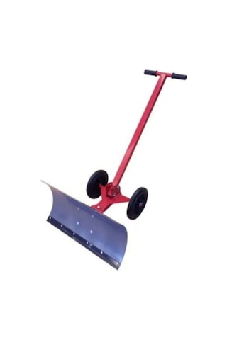 Asvera Yakut Serisi Manuel Kar Küreme & Gübre Sıyırıcı, Tekerlekli, 80 Cm Çelik Bıçaklı