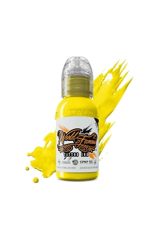 Melek Neon Effect Series Red 6'lı Set - World Famous Ink Dövme Boyası - 1oz/30ml