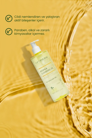 Optiderm Atopica Cleasing Oil Yüz Ve Cilt Temizleme Yağı 400 Ml