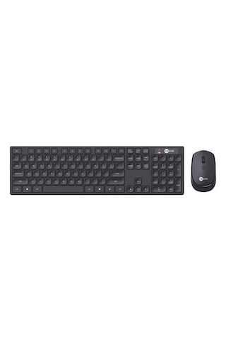 Lenovo Lecoo Km2001 Kablosuz Siyah Türkçe Q Klavye & Mouse Set