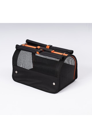 Missidea Brave Paws Flybag Fileli Kedi Ve Köpek Taşıma Çantası Havayolu Uyumlu Siyah