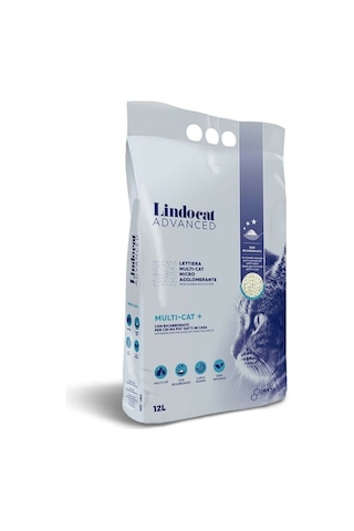 Lindo Cat Advanced İnce Topaklaşan Kedi Kumu 2 x 12 L