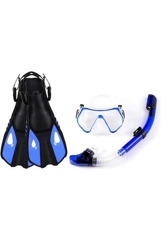 Monozone Dalış Gözlüğü Şnorkel Takımı 3parça Set