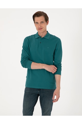 Pierre Cardin Erkek Zümrüt Sweatshirt 50314048-vr055 Zümrüt