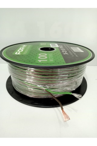 For-x Bakır Amfi Hoparlör Kablosu 18GA – %100 Bakır OFC - 5 Metre