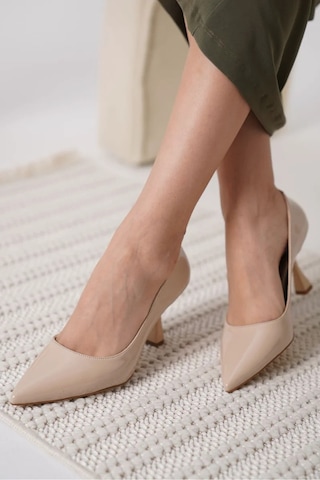 Trendella Nude Rugan Kadın Stiletto Tr18ms01b Siyah