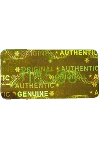 980 Adet 1X2Cm Hologramlı Garanti Etiketi Seri Numaralı