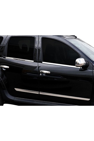 Dacia Duster 2010-2017 Arası Krom Yan Kapı Çıtası 4 Prç P.çelik