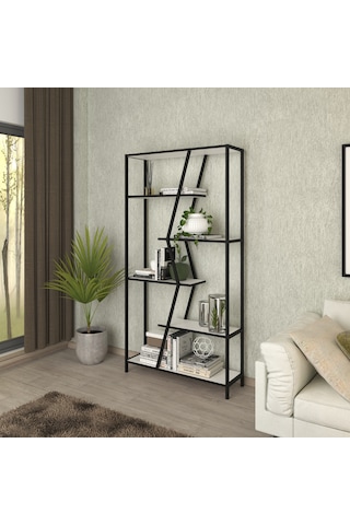 Hbomedora Kar Kitaplik 5 Rafli Kitaplik