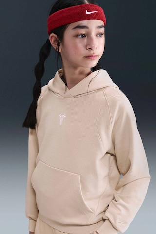 Nike Kid's Kobe Therma Fit Basketball Hoodie Unisex Çocuk Kapüşonlu Sweatshirt Krem Krem
