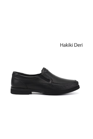 Diğer Erkek Siyah Hakiki Deri Klasik Ayakkabı Ddma73542357